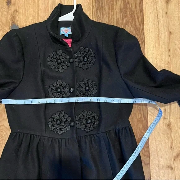 Anthropologie Tracy Reese Elimovna Embroidered Coat - Picture 11 of 13